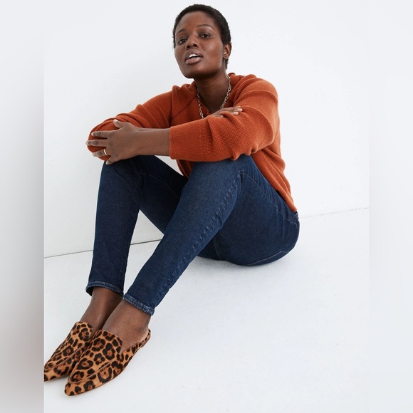 Madewell 9" Mid-Rise Skinny Jeans in Orland Wash: TENCEL Denim Edition SZ 31 - Picture 4 of 11